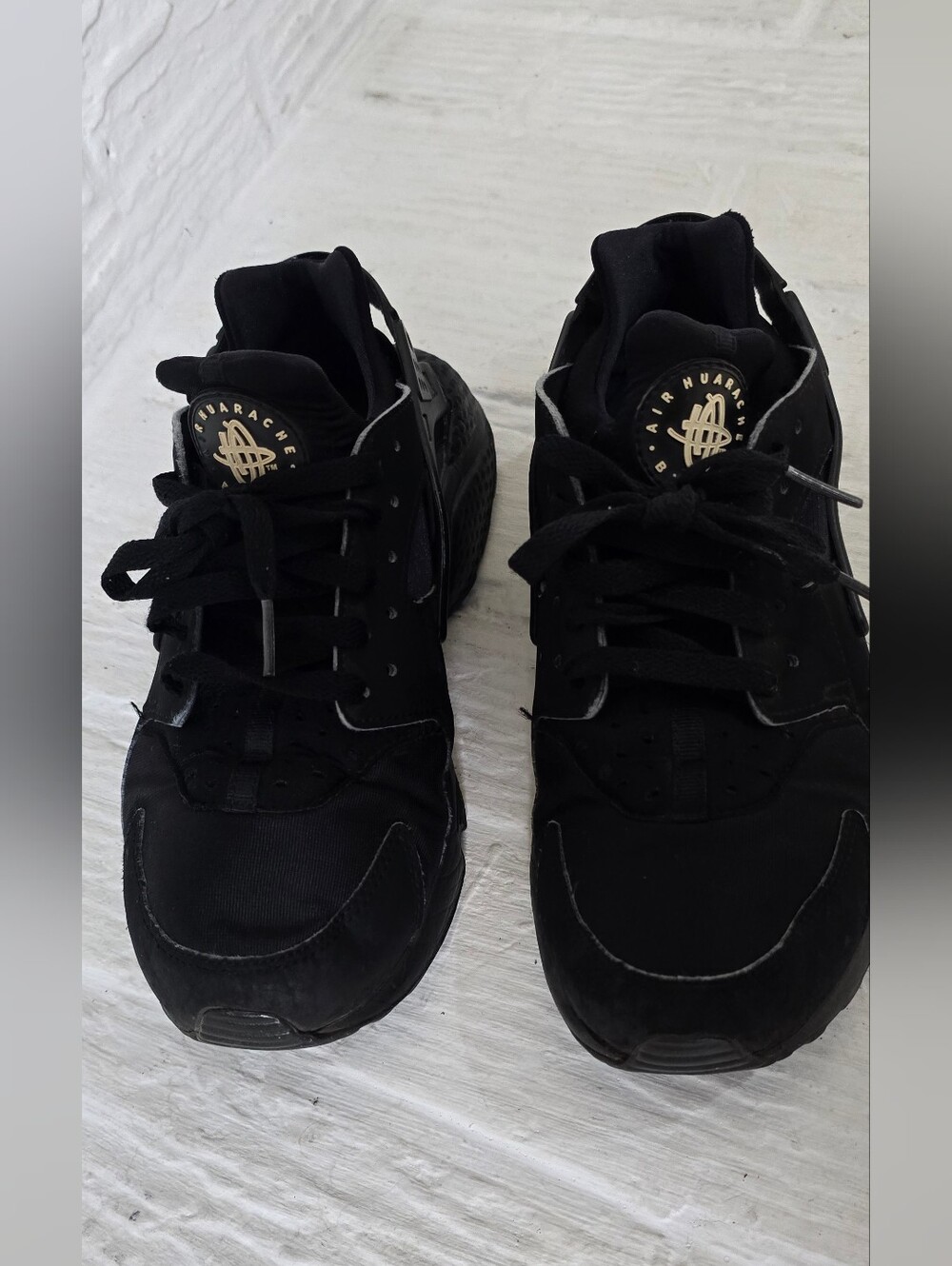 Nike Air Huarache Men's Athletic Sneakers - Black